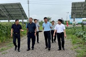 青島城陽(yáng)城發(fā)集團(tuán)領(lǐng)導(dǎo)一行參觀視察崔家集項(xiàng)目